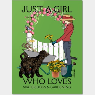 Just a Girl - Brown Retriever Posters and Art